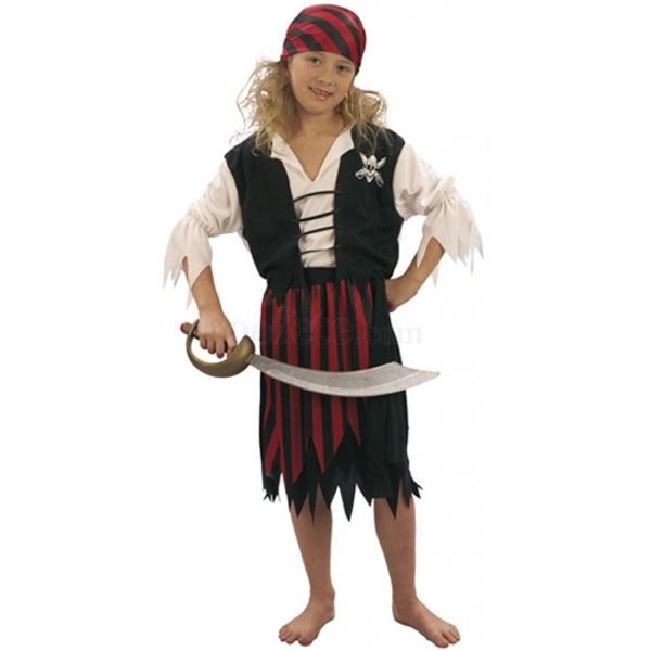 Fato Pirata Económico Menina