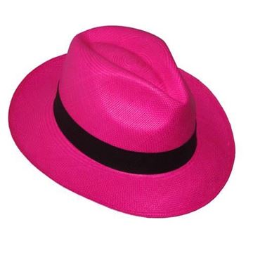 Chapéu Palha Rosa