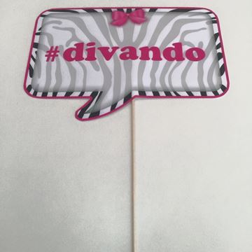 Placa "divando"