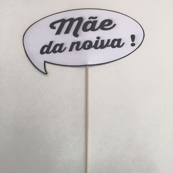 Placa "mãe Da Noiva"