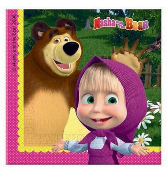 Guardanapos Masha E O Urso