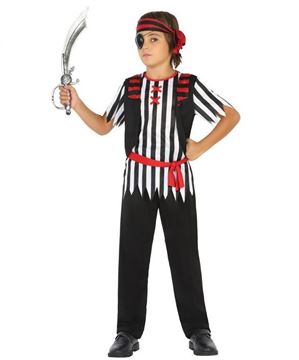 Fato Pirata Riscas 7-9 Anos