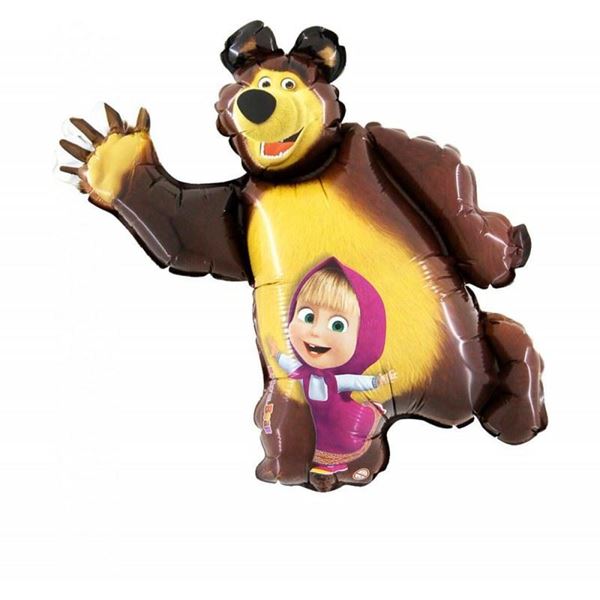 Balão Foil 90cm Masha E O Urso
