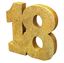 Centro De Mesa Glitter Gold 18