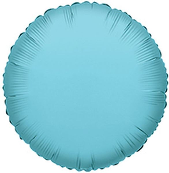 Balão Foil 18" Redondo Azul Bebé
