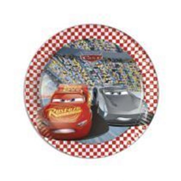 Pratos 20cm Cars 3