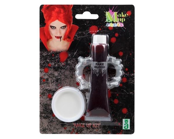 Kit Sangue Falso + Dentadura