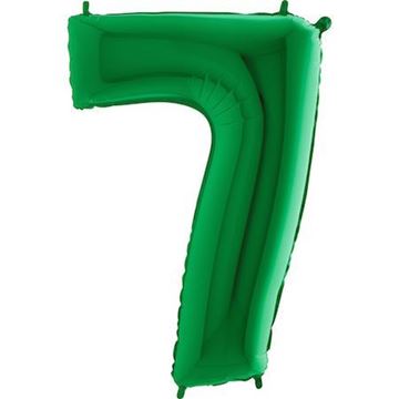 Balão Foil Número 7 Verde