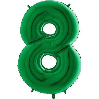 Balão Foil Número 8 Verde