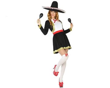 Fato Mariachi Mexicana Mulher M-l
