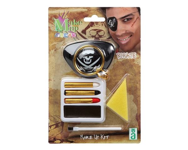 Kit Maquilhagem Pirata Com Tapa Olho