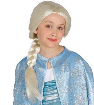 Peruca Princesa Frozen Infantil