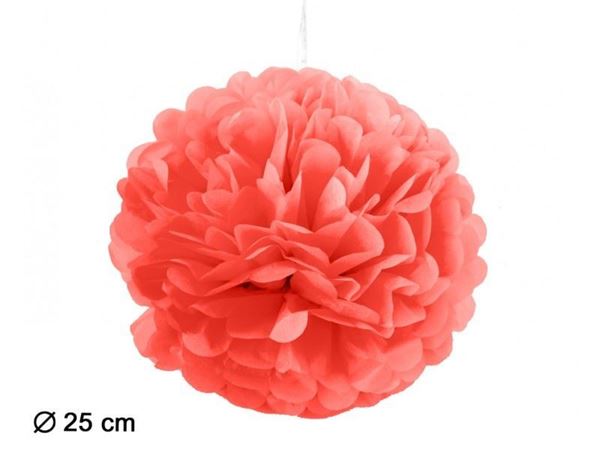 Pompom Vermelho 25cm