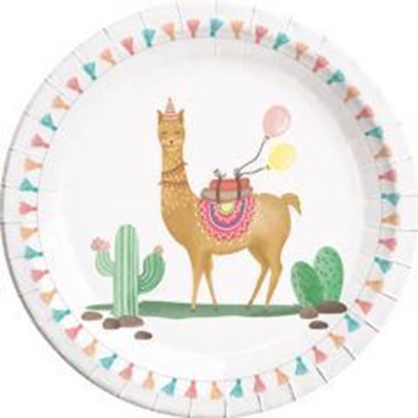 8 Pratos 23cm Lama