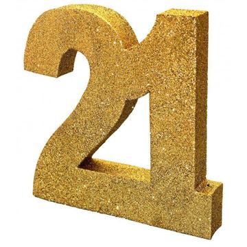 Centro De Mesa Glitter Gold 21