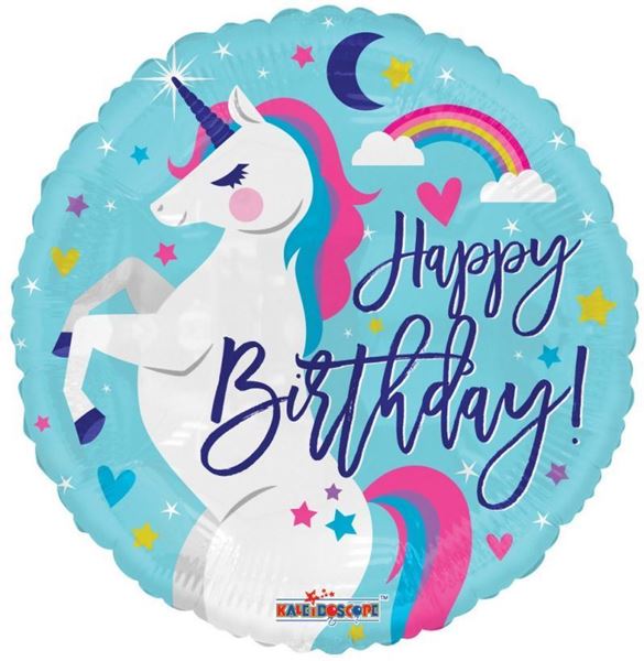 Balão Foil Unicórnio Aniversário