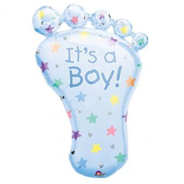 Balão Supershape Foot Its A Boy