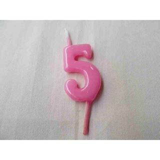 Vela Artesanal Rosa Bebé Nº5