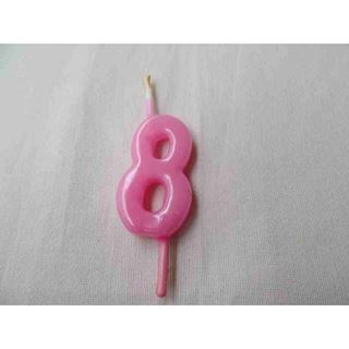 Vela Artesanal Rosa Bebé Nº8