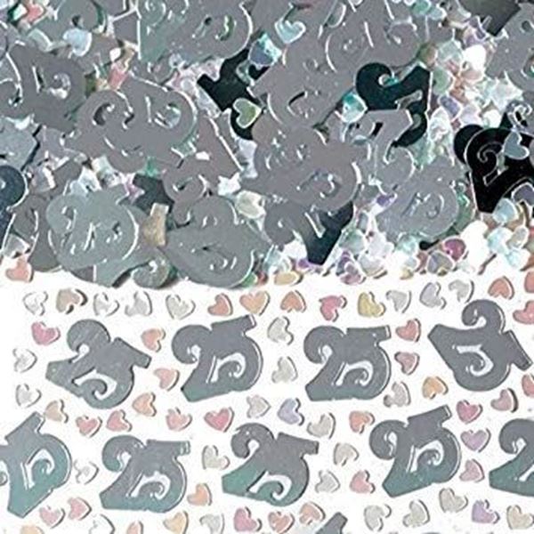 Confetti Metálicos 25 Anos