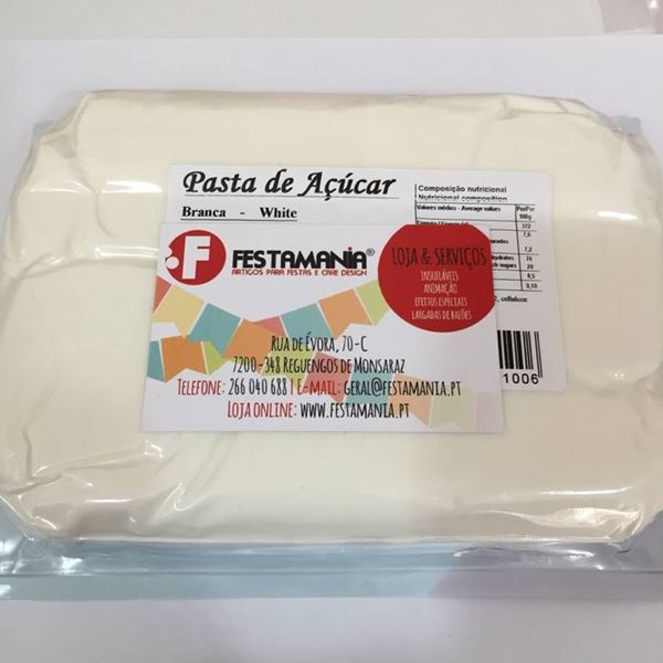 Pasta De Açúcar Branca 500gr