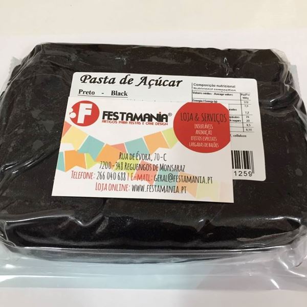 Pasta De Açúcar Preto 100gr