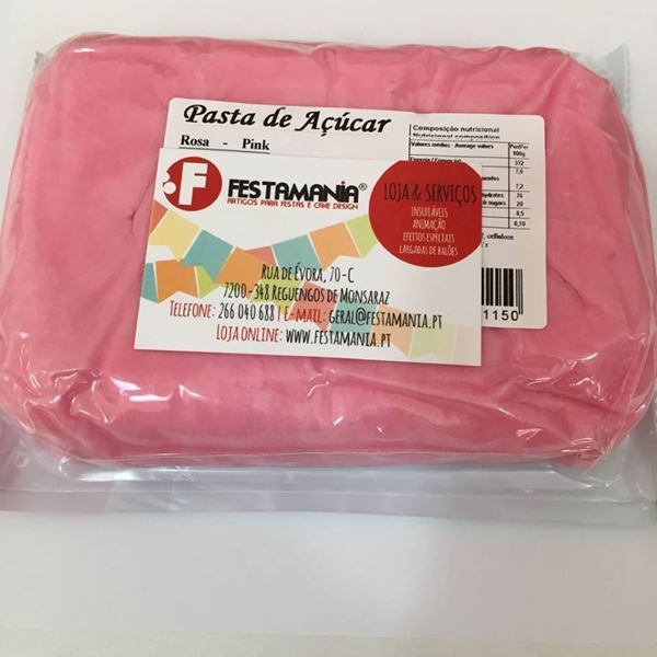 Pasta De Açúcar Rosa 250gr