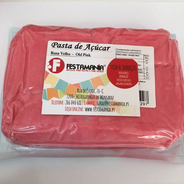Pasta De Açúcar Rosa Velho 1kg