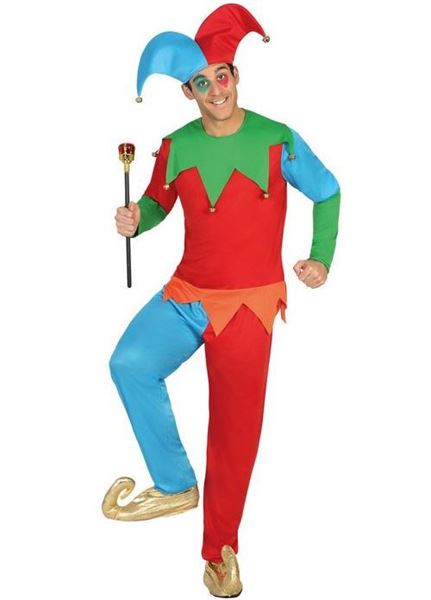 Fato Bobo Da Corte Vermelho