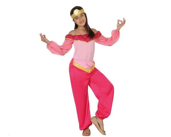 Fato Bailarina Árabe Rosa