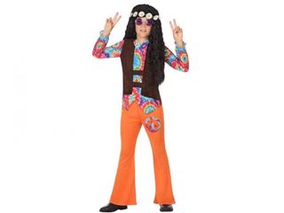 Fato Hippie Menino Cool 7-9 Anos