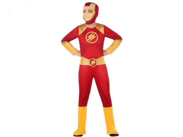 Fato Herói Flash 10-12 Anos