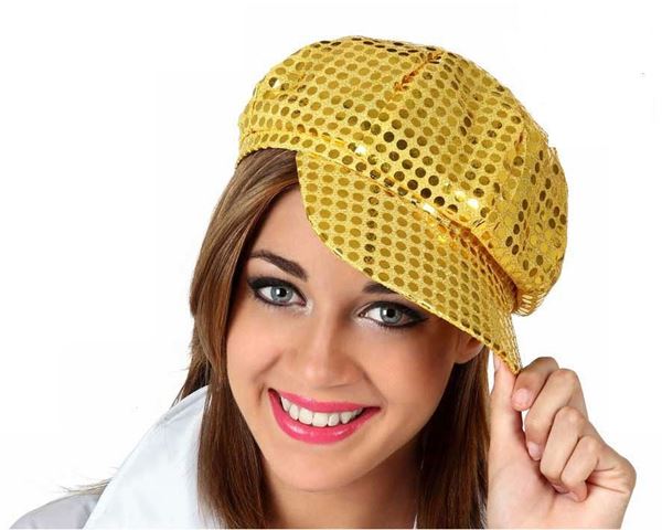Chapéu Disco Ouro