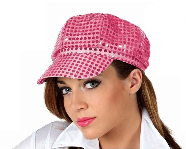 Chapéu Disco Rosa