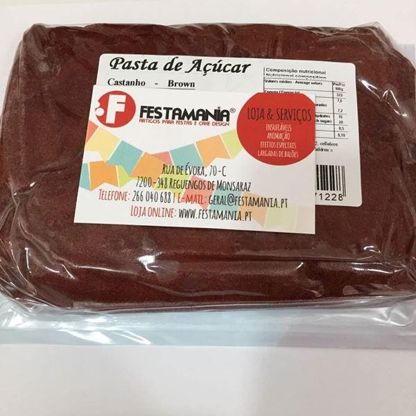 Pasta De Açúcar Castanho 500gr