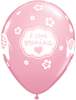 Balão Látex É Uma Menina - Rosa