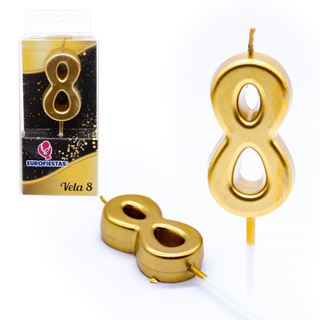 Vela Ouro Nº 8