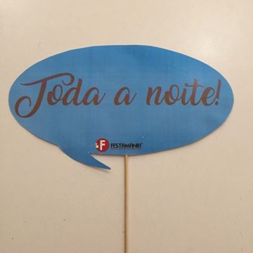 Placa "toda A Noite"