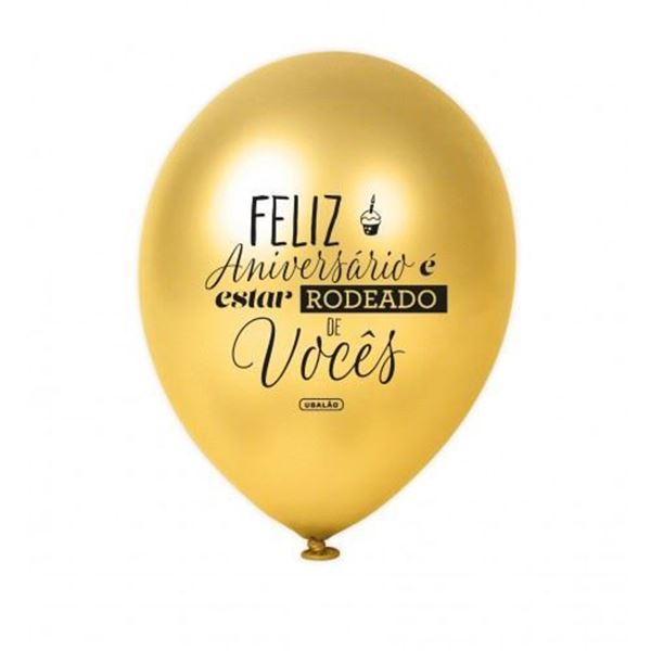 Ubalão Dourado - "feliz Aniversário É Estar Rodeado De Vocês"