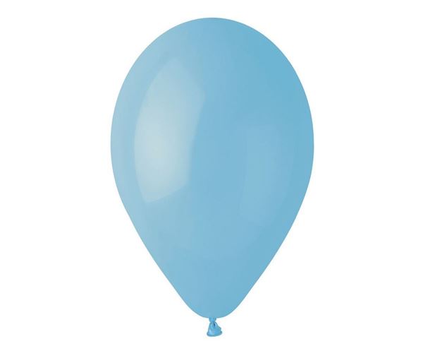 Saco 10 Balões 12" Azul Bebé