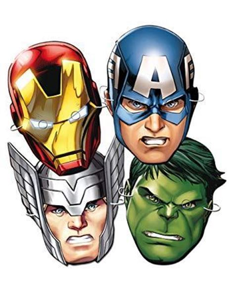 6 Máscaras Avengers