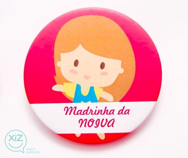 Crachá Alfinete "madrinha Da Noiva"