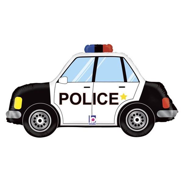 Balão Foil 34" Carro Polícia