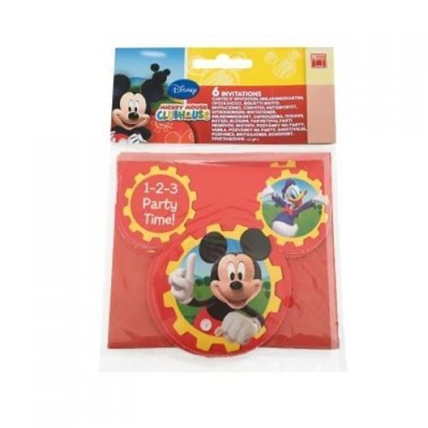 Convites Mickey Recortados