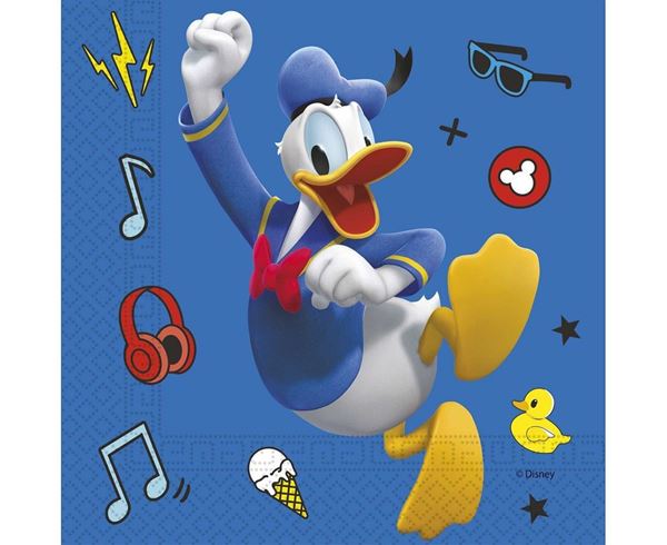 20 Guardanapos Mickey Pals At Play