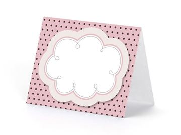 Marcador De Mesa Nuvem Rosa