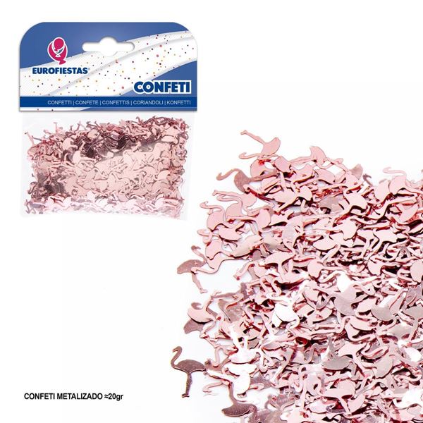 Confettis Brilhantes Flamingo