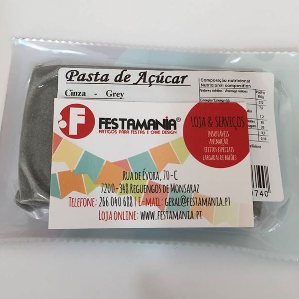 Pasta De Açúcar Cinza 500gr