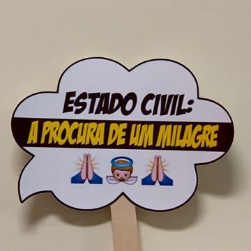 Placa "estado Civil"