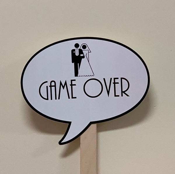 Placa "game Over"